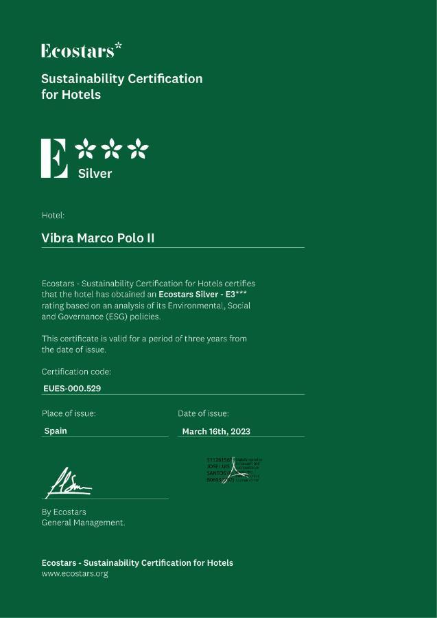 Hotel Vibra Marco Polo II - Adults Only Sant Antoni de Portmany Dış mekan fotoğraf